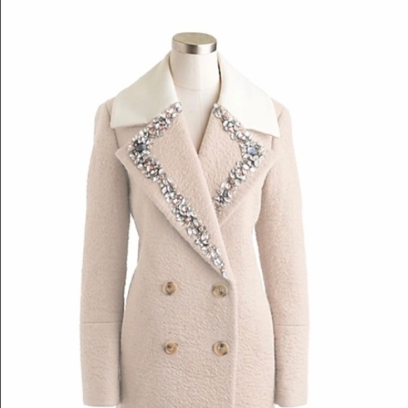 J crew embellished coat Clearance